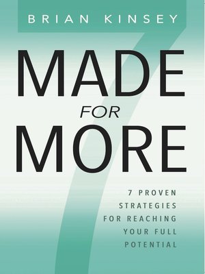 cover image of Made for More